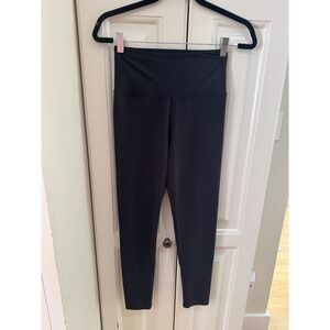 Black High Waist Leggings‎ Yoga Pants Activewear Athleisure Size Small Medium